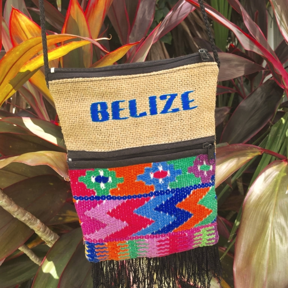 Destination! Belize Woven Tasseled Crossbody! 🌺🌼